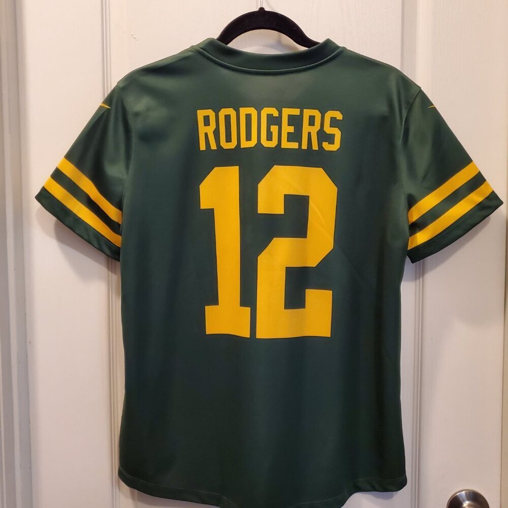 Nike NFL Green Bay Packers Aaron Rodgers #12 Jersey - L - Picture 3 of 5